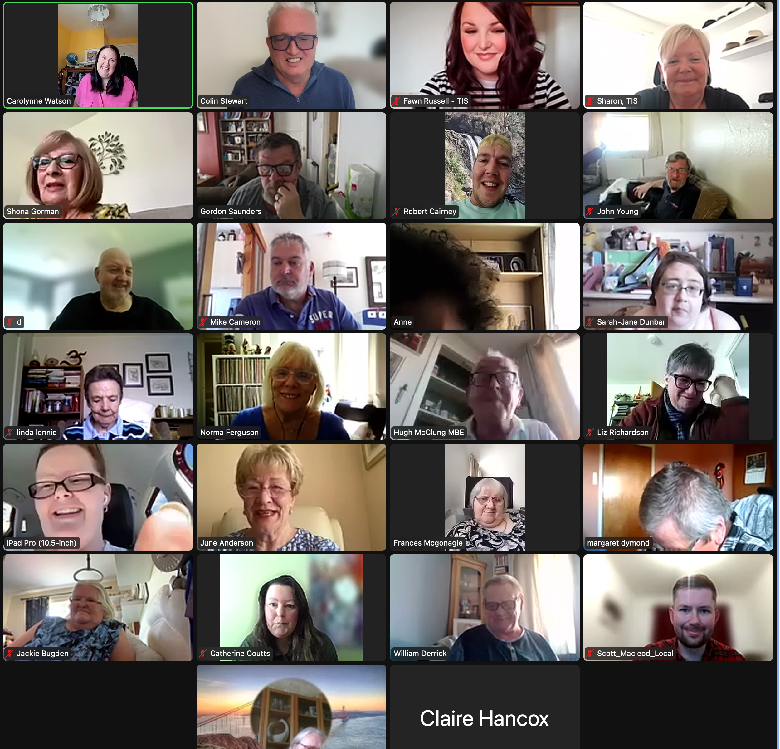 Screenshot of Tenants Together AGM 2024