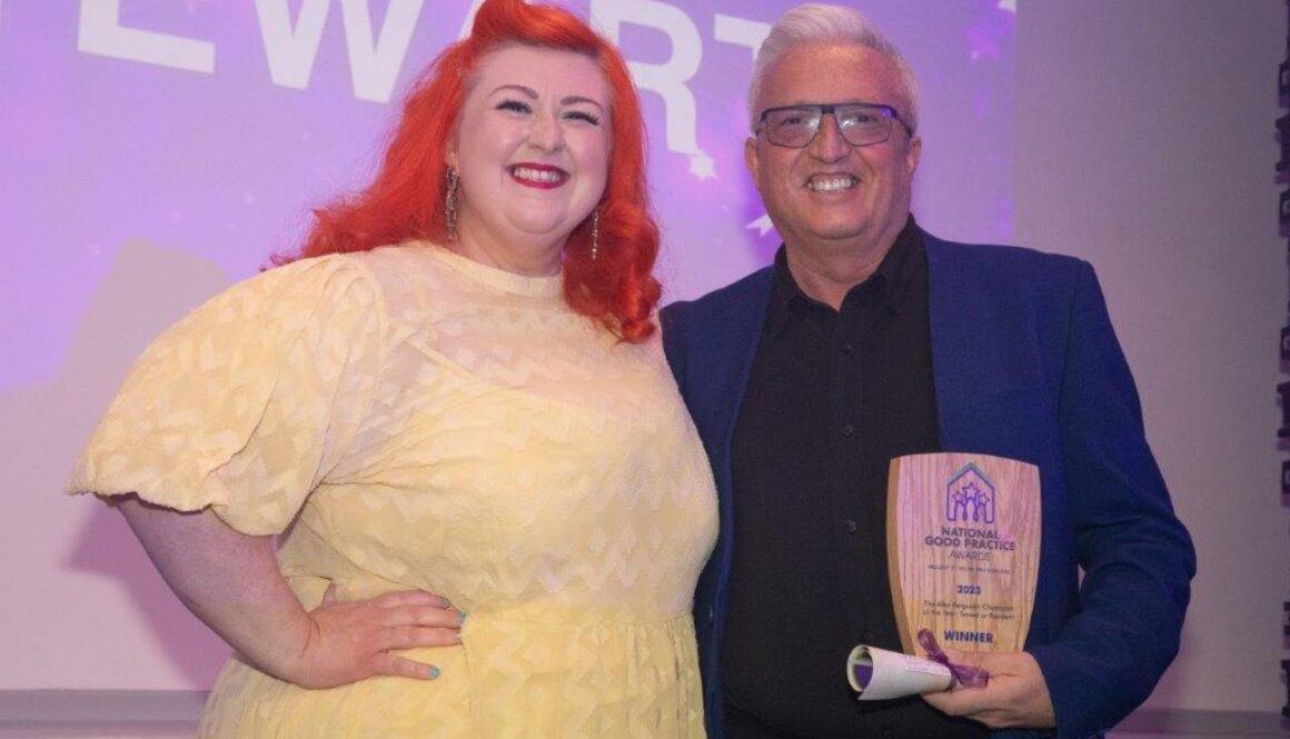 Colin Stewart with Michelle McManus